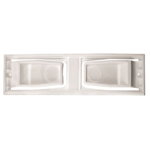 Wall Mount Paper Towel Holder, White